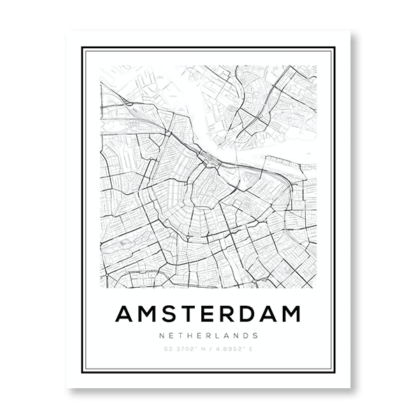 City Maps Collection - Jasper & Jute