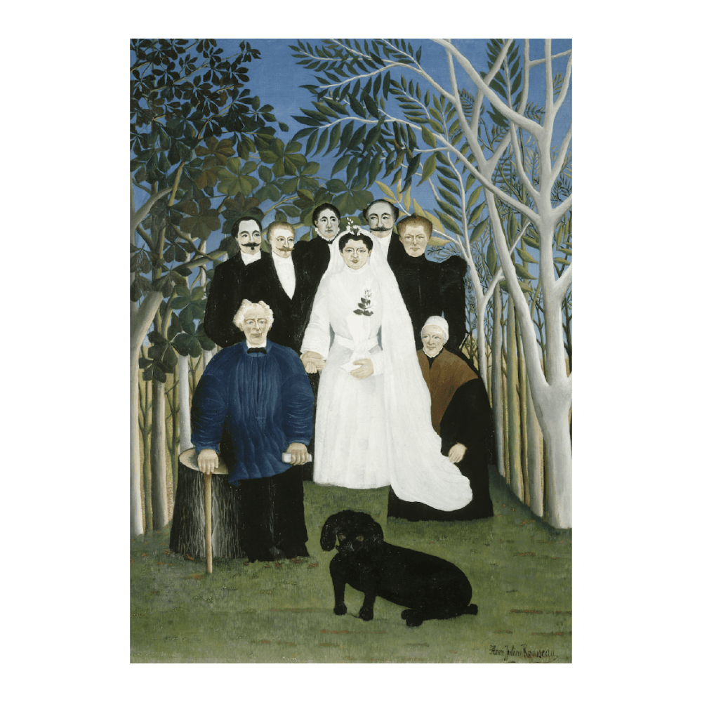 Henri Rousseau - "The Wedding Party"