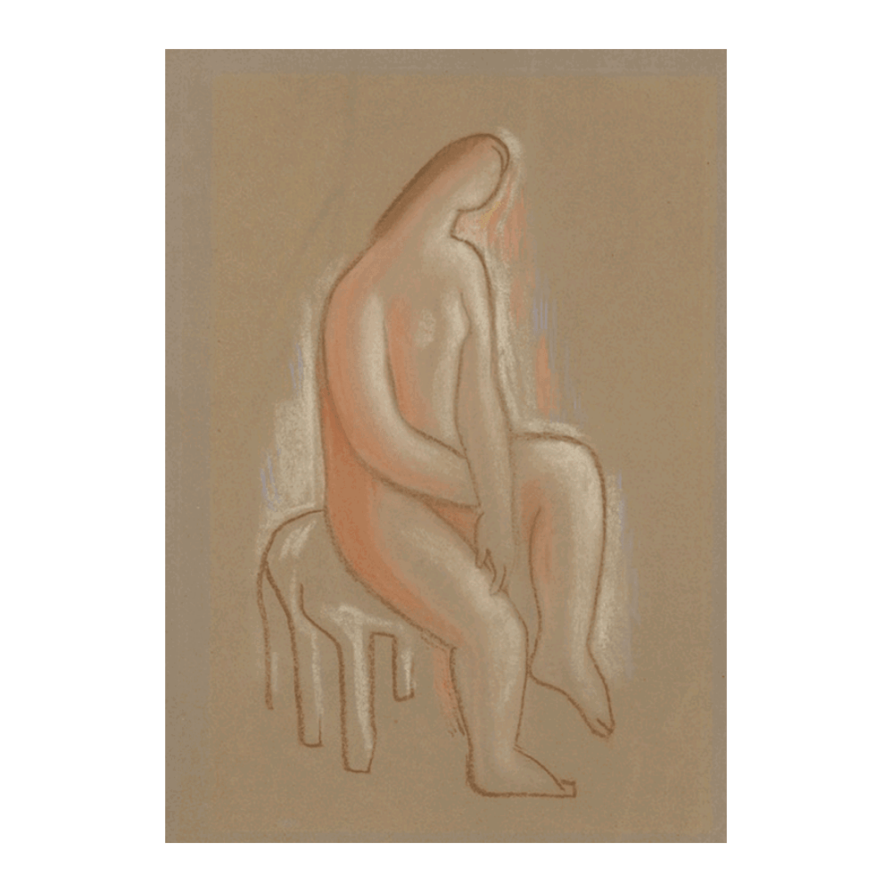Mikuláš Galanda: "Seated" (1930)
