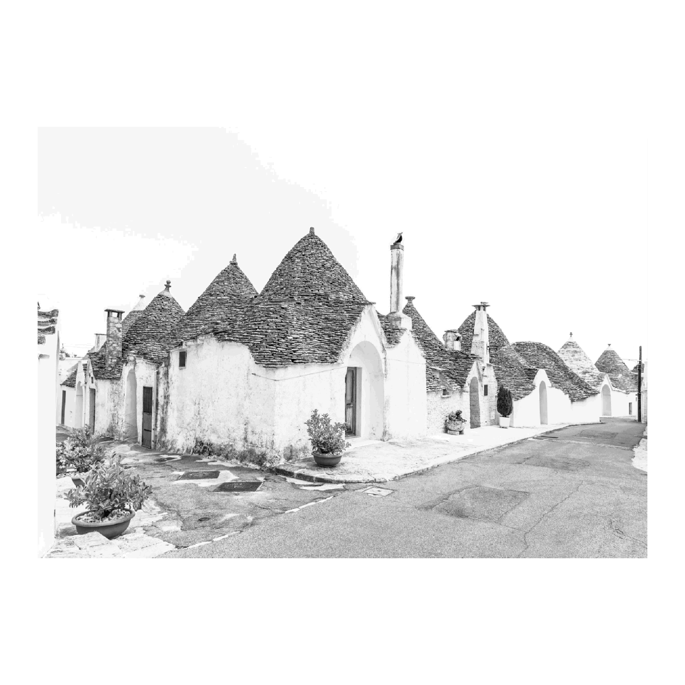 Traditional Trulli In Italy