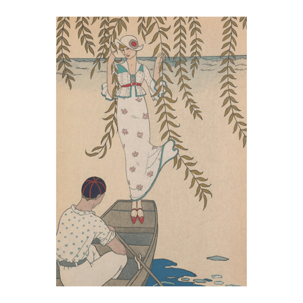 George Barbier: "Midi Sur L'eau"