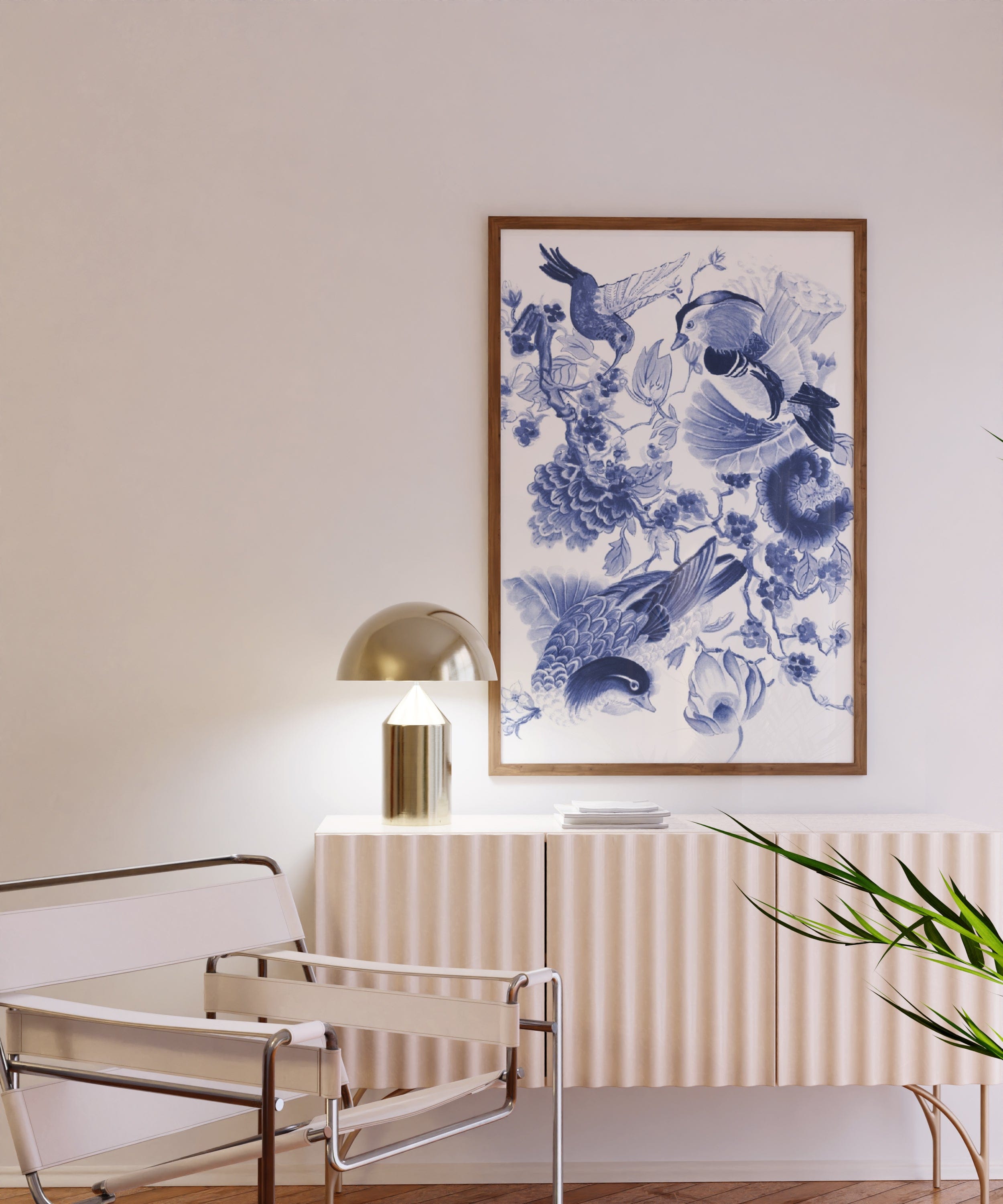 Chinoiserie III Delft Blue