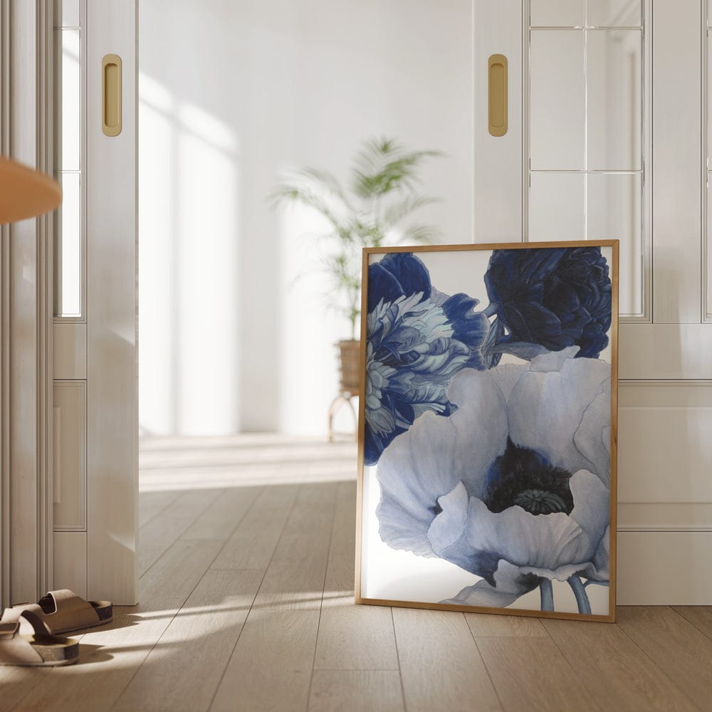 Poppy & Peony Delft Blue White III