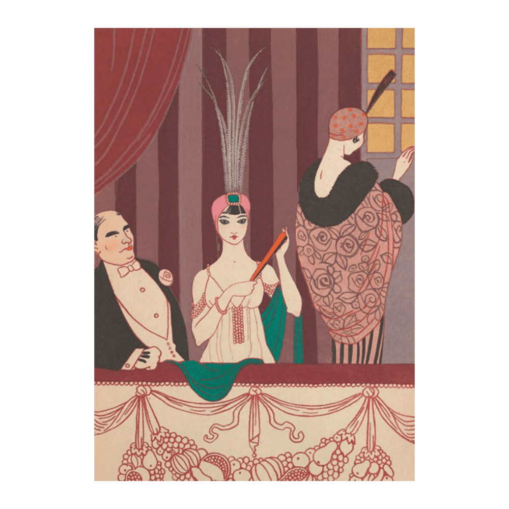 George Barbier: "Le Loge"