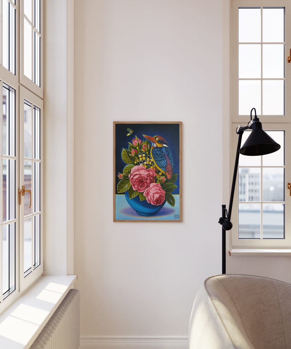 Firefly, Roses And Kingfisher