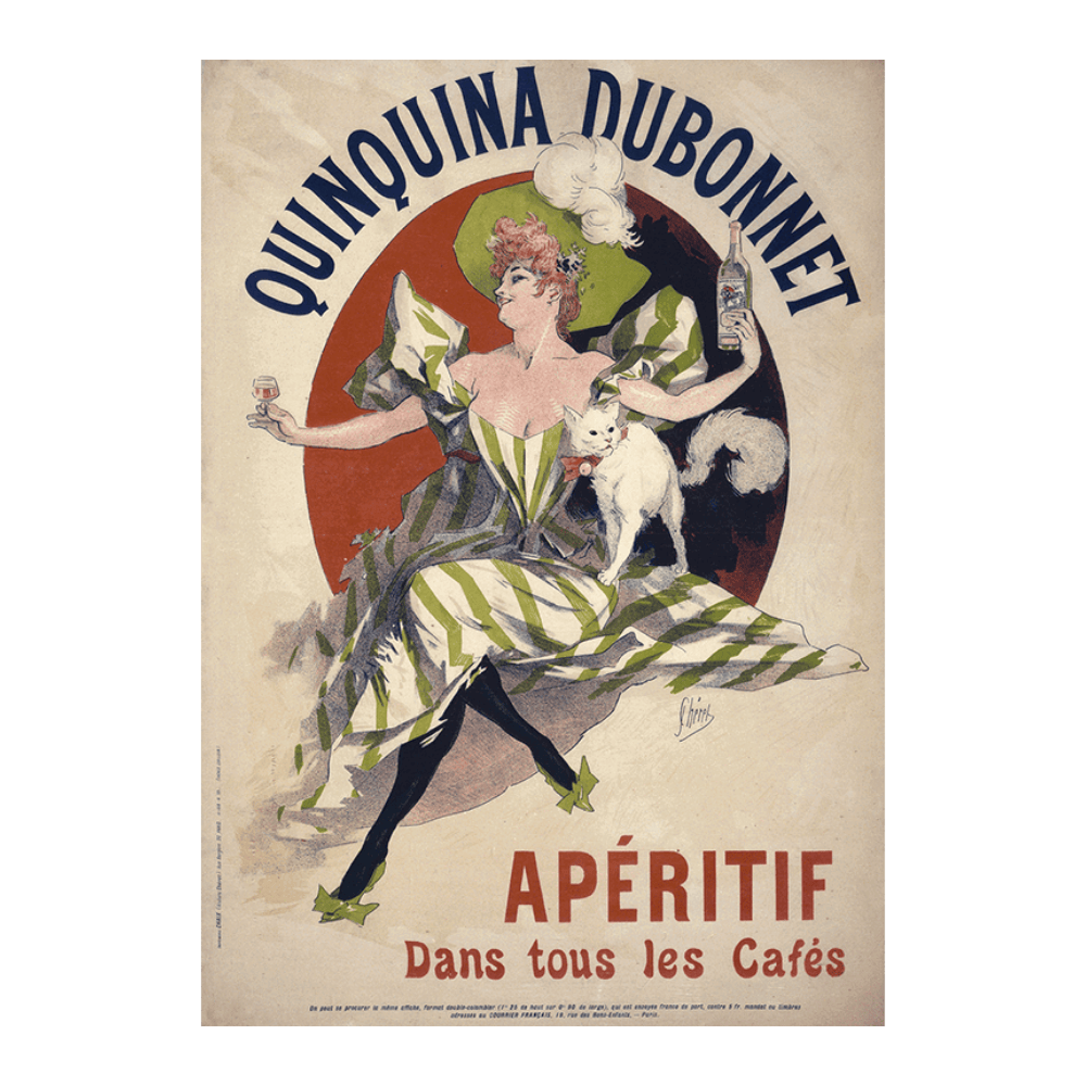 Jules Chéret: "Quinquina Dubonnet apéritif dans tous les cafés" (1895)