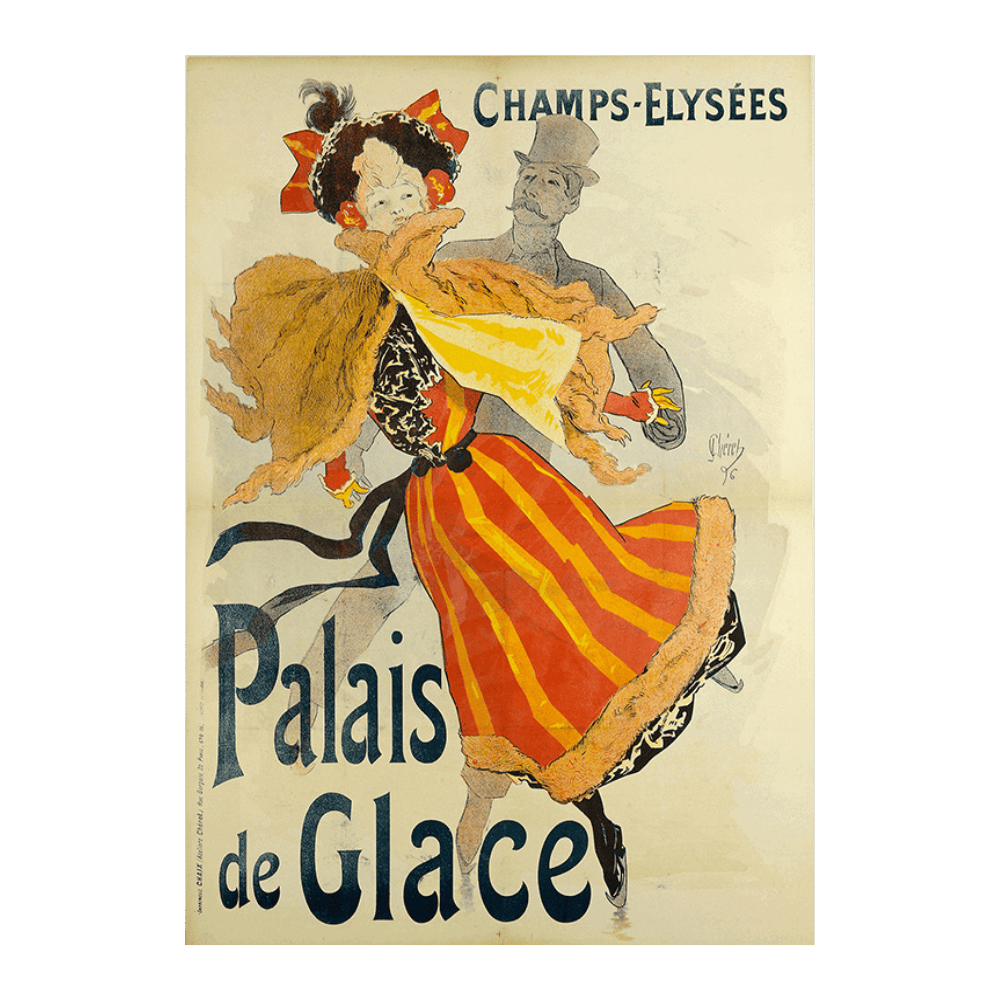 Jules Chéret: "Champs Elysees Palais de Glace" (1896)