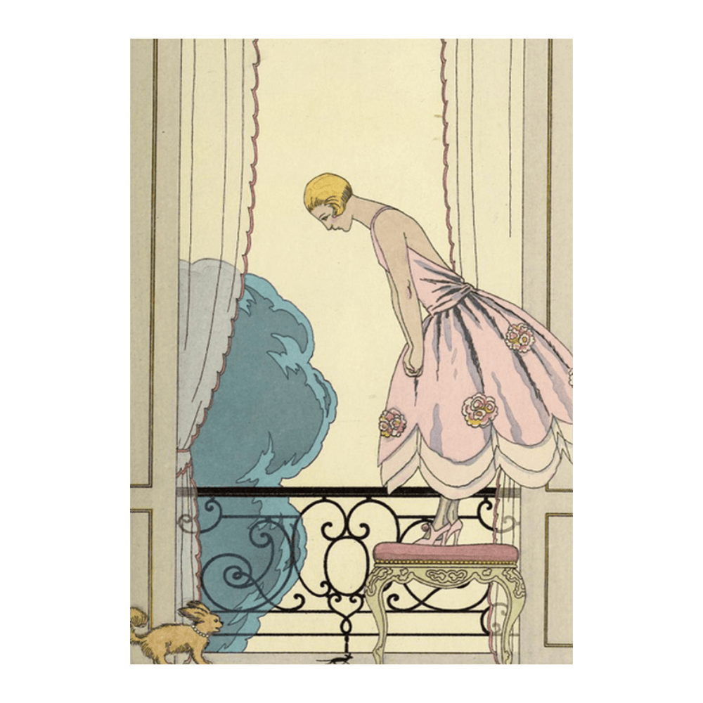 George Barbier: "Falbalas et Fanfreluches, La Souris"