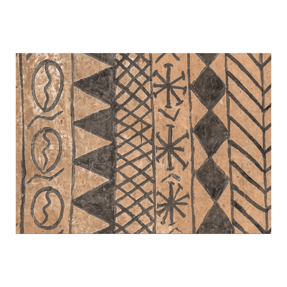 African Pattern On A Wall