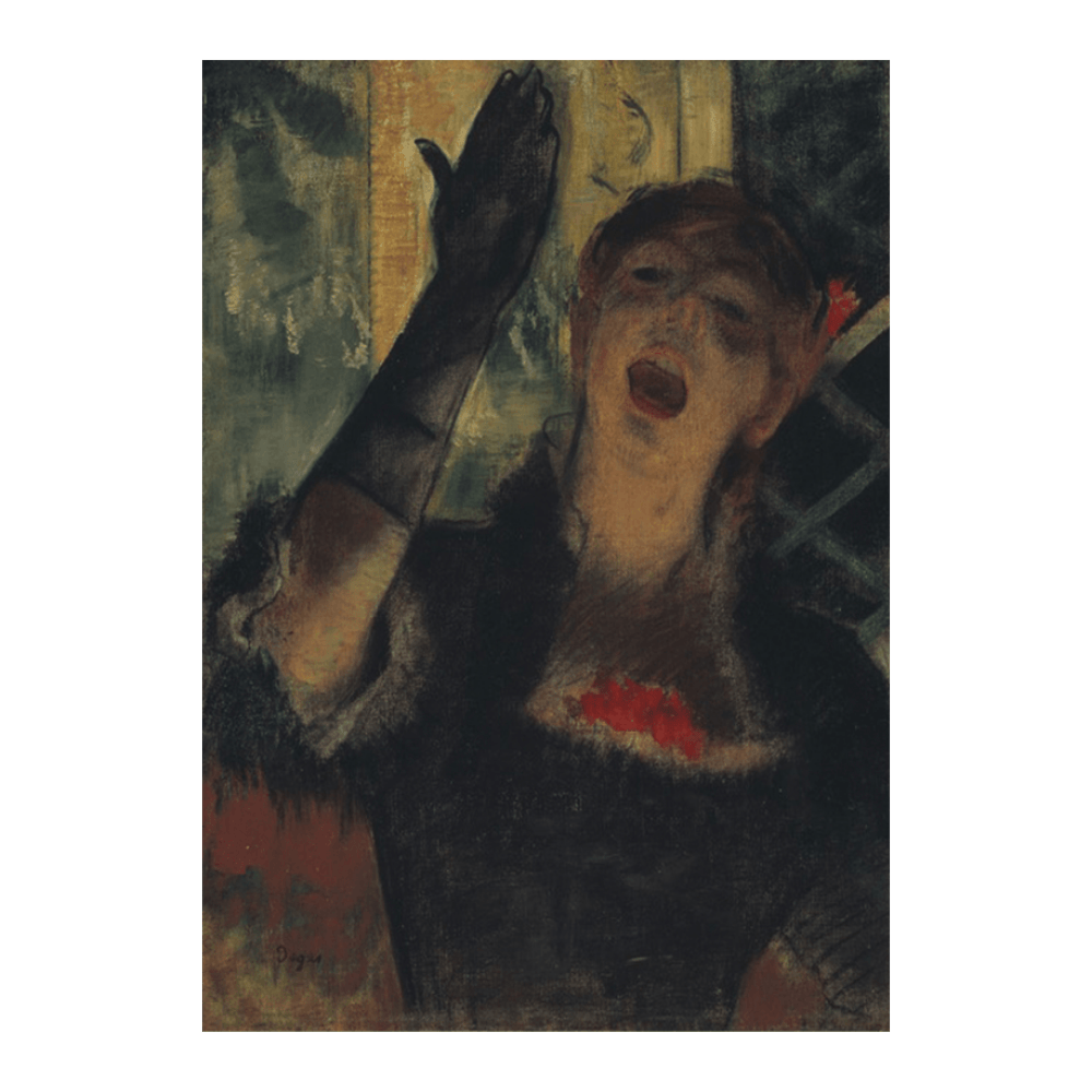 Edgar Degas: "Café Singer" (1879)