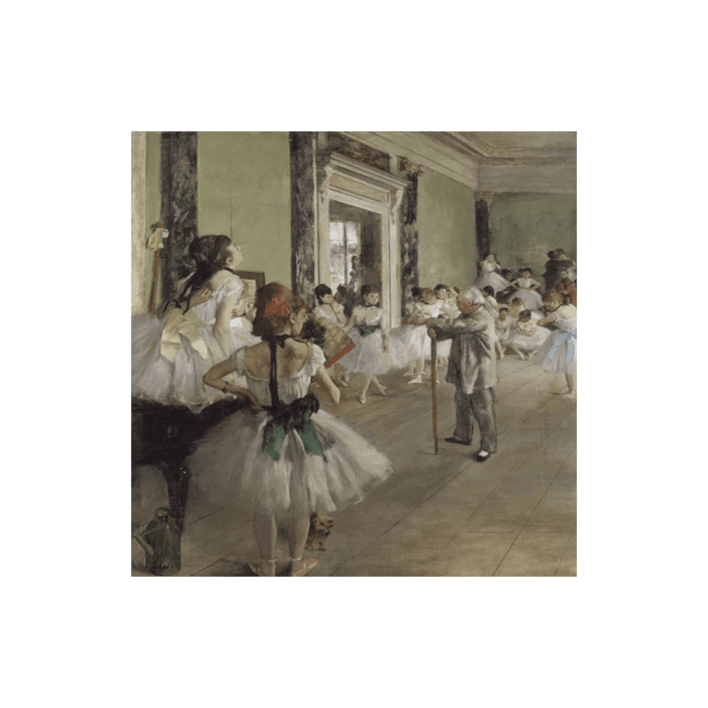 Edgar Degas: "The Ballet Class"