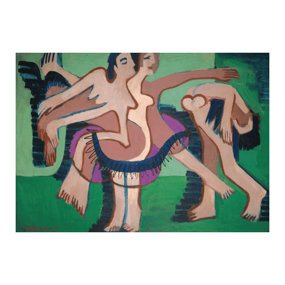 Ernst Ludwig Kirchner: "Tanzgruppe" (1929)