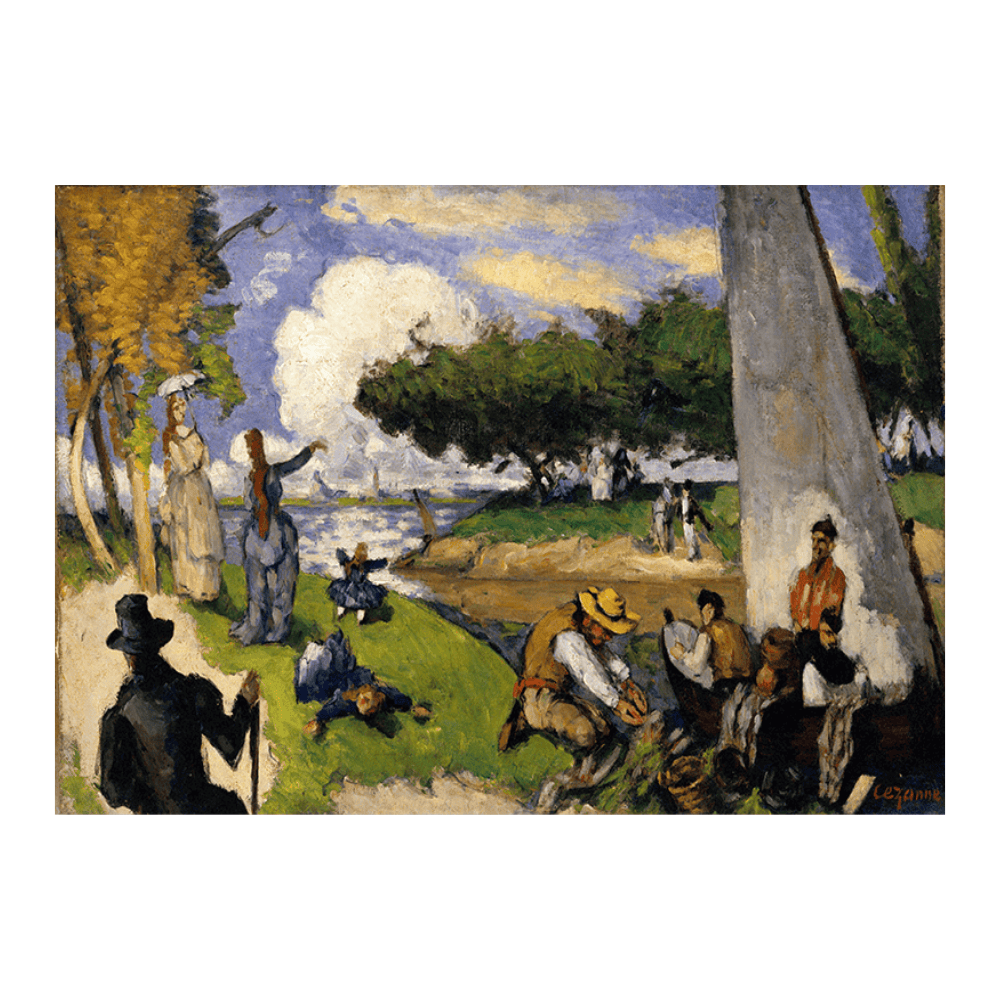 Paul Cézanne: "The Fishermen" (Fantastic Scene)