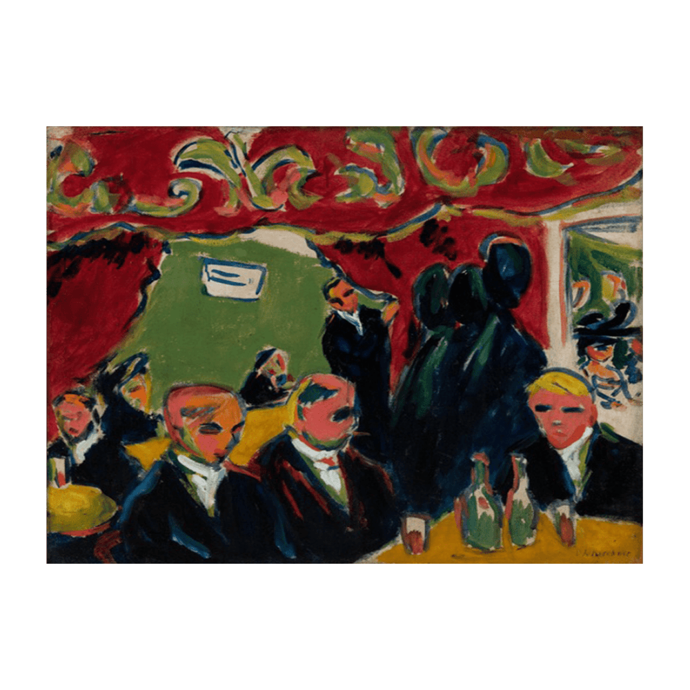 Ernst Ludwig Kirchner: "Tavern" (c.1909)