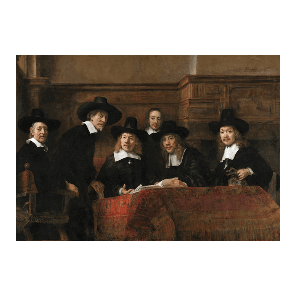 Rembrandt: "The Sampling Officials of the Drapers’ Guild" (1662)
