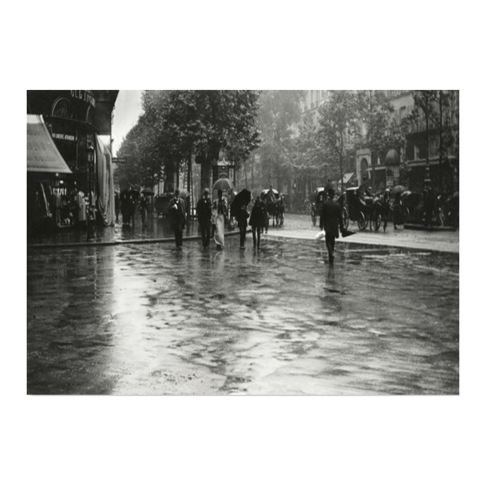 Alfred Stieglitz: "A Wet Day on the Boulevard, Paris" (1894)