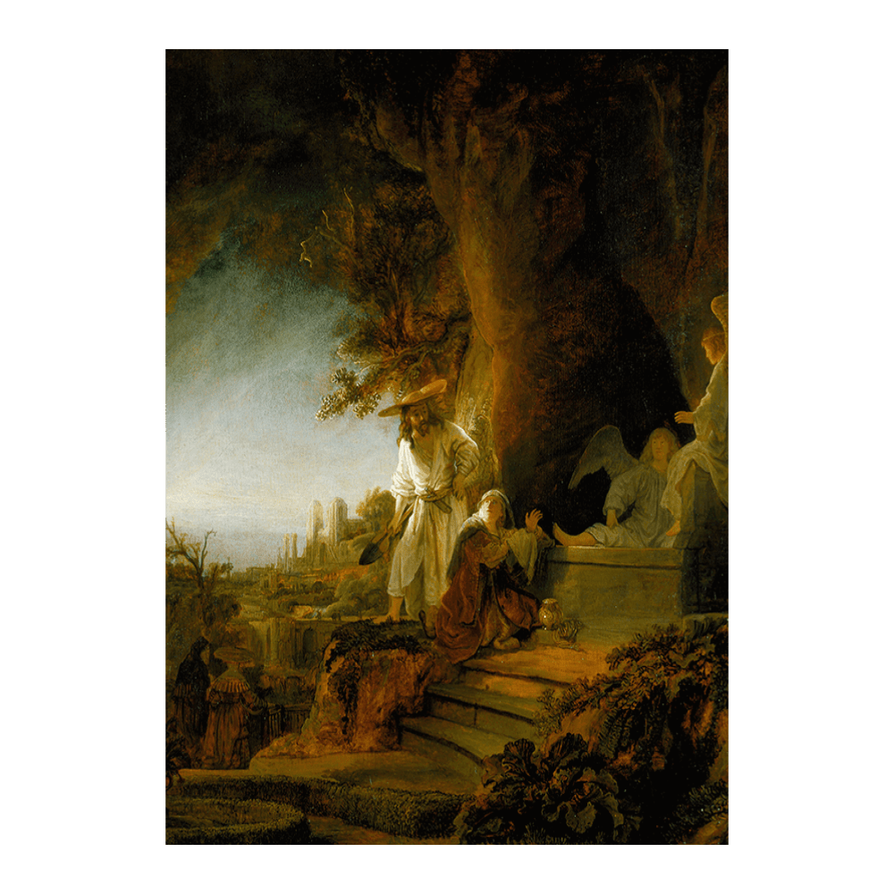 Rembrandt: "Christ and St Mary Magdalen at the Tomb" (1638)