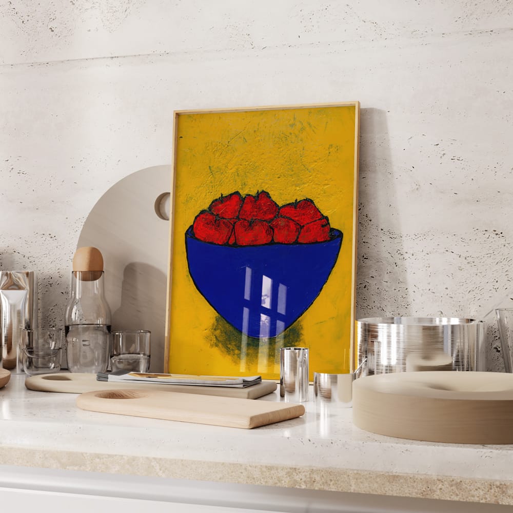 Apples In Blue
