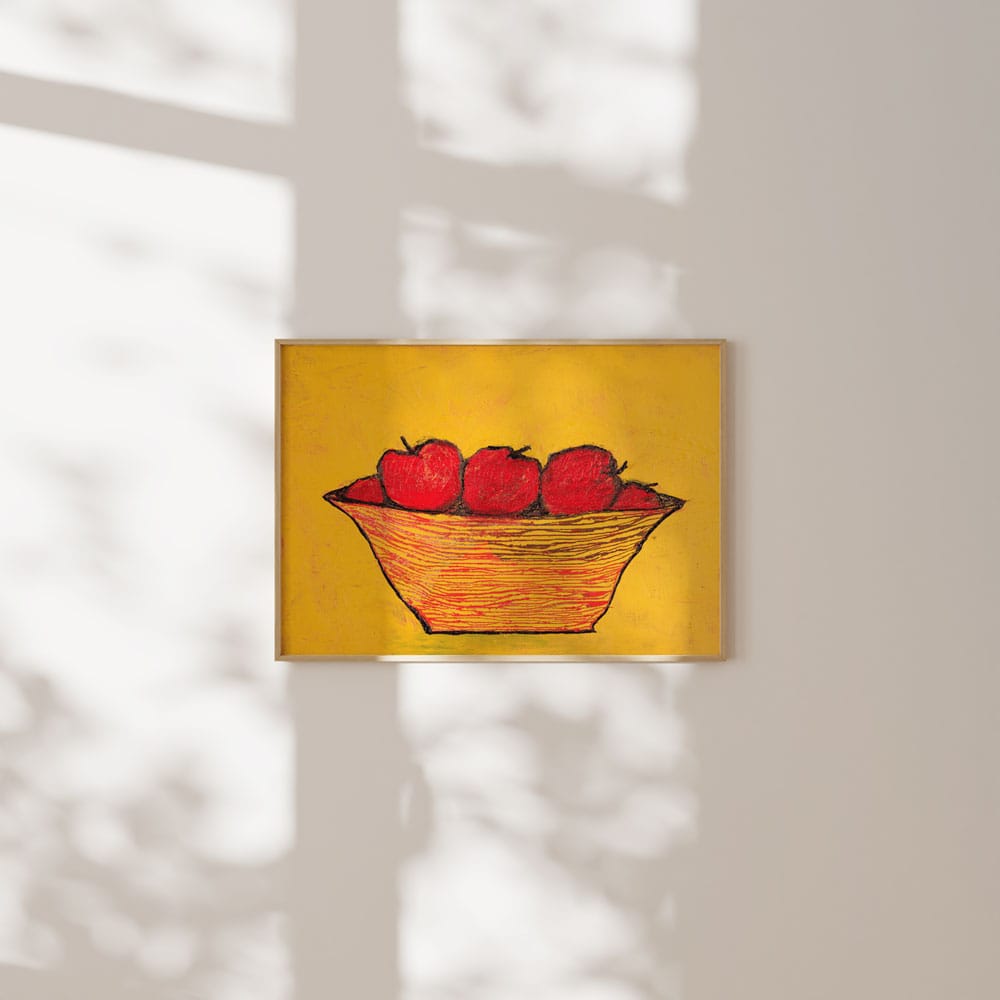 Apples In Crooked Bowl