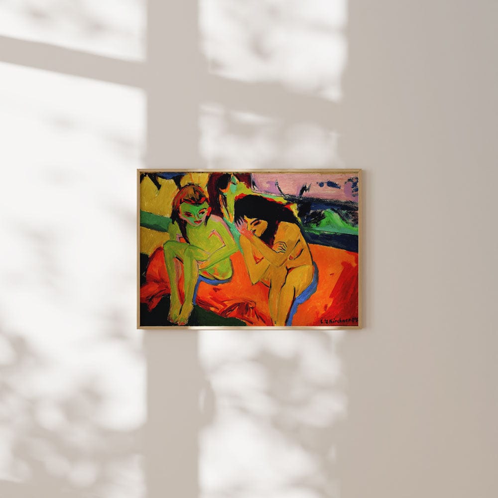 Ernst Ludwig Kirchner - Two Girls (1910)