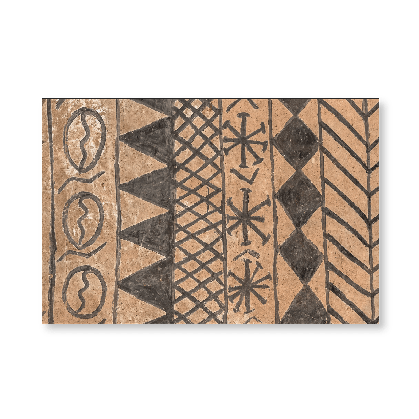 African Pattern On A Wall - Jasper & Jute
