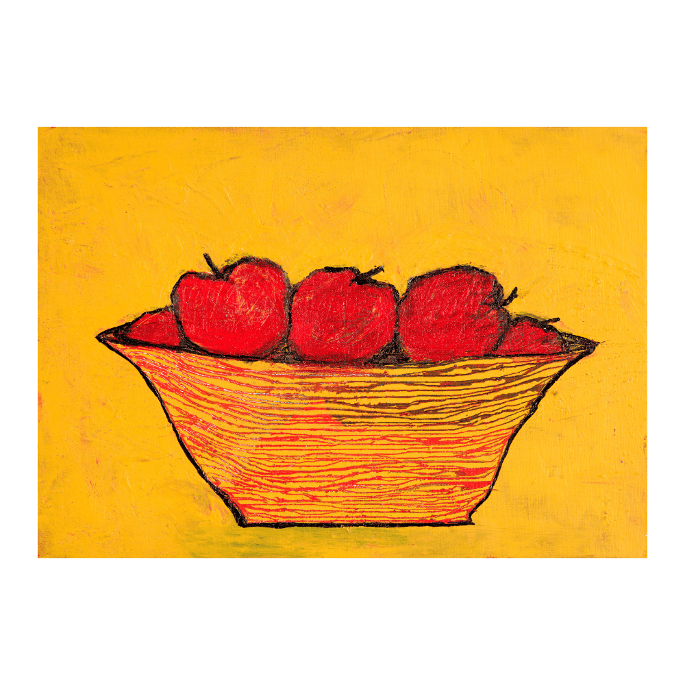 Apples In Crooked Bowl