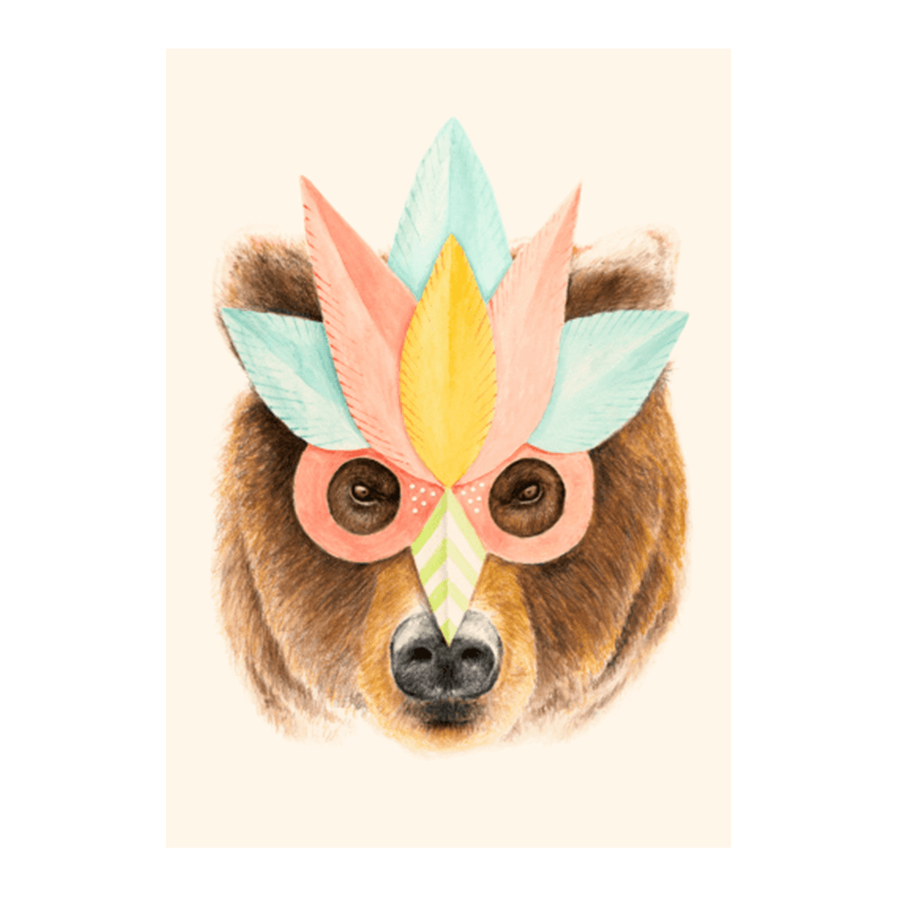 Bear Paper Mask