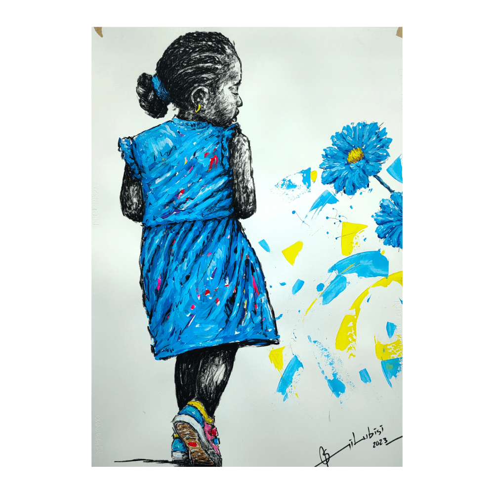 Blue Daisy | Original