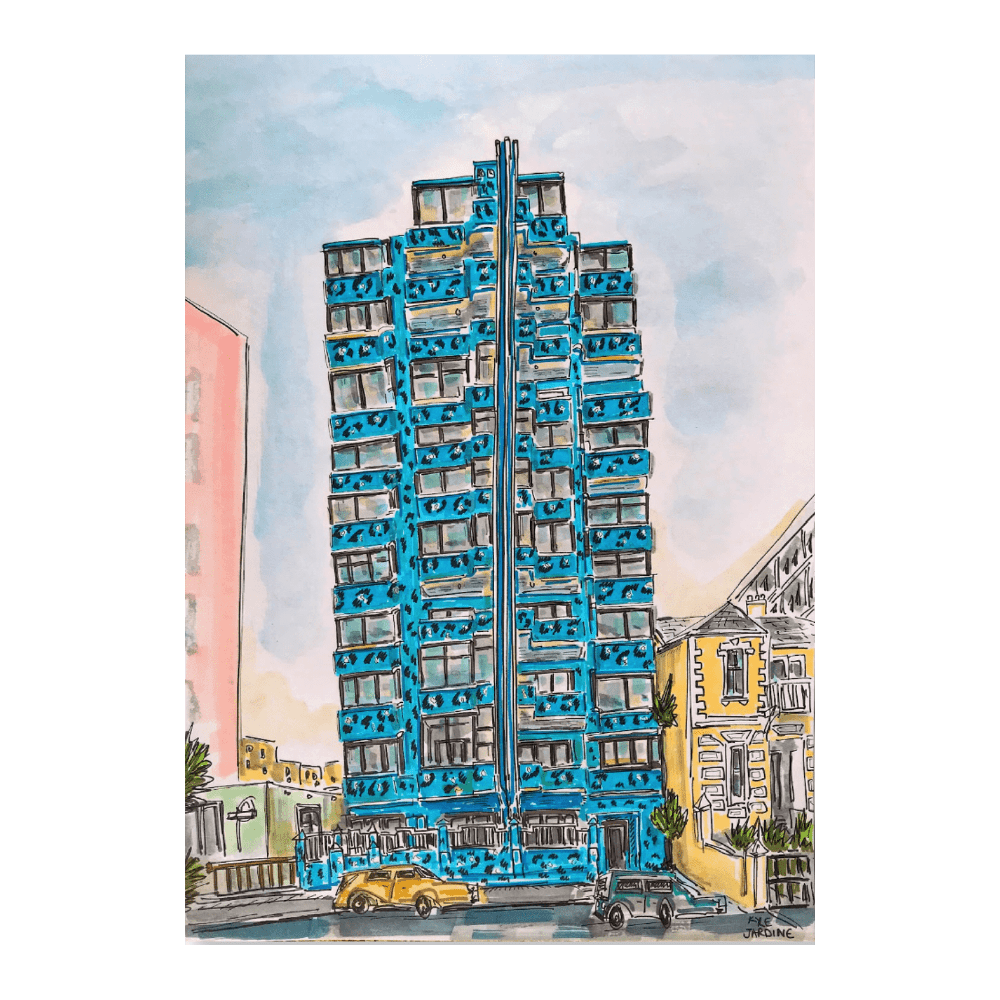 Blue Building