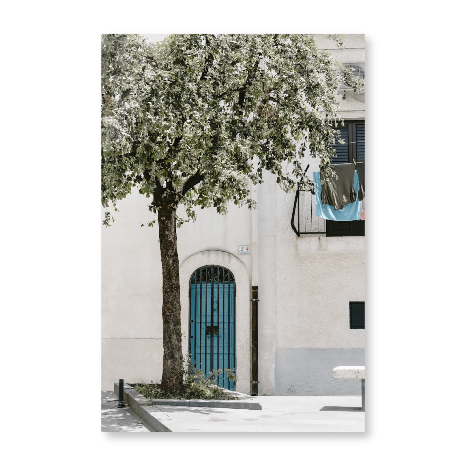 Blue Door And A Tree - Jasper & Jute