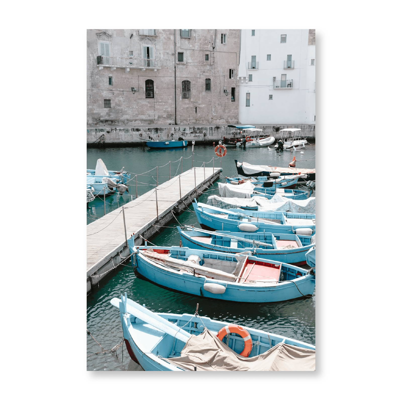 Boats In A Port In Puglia - Jasper & Jute