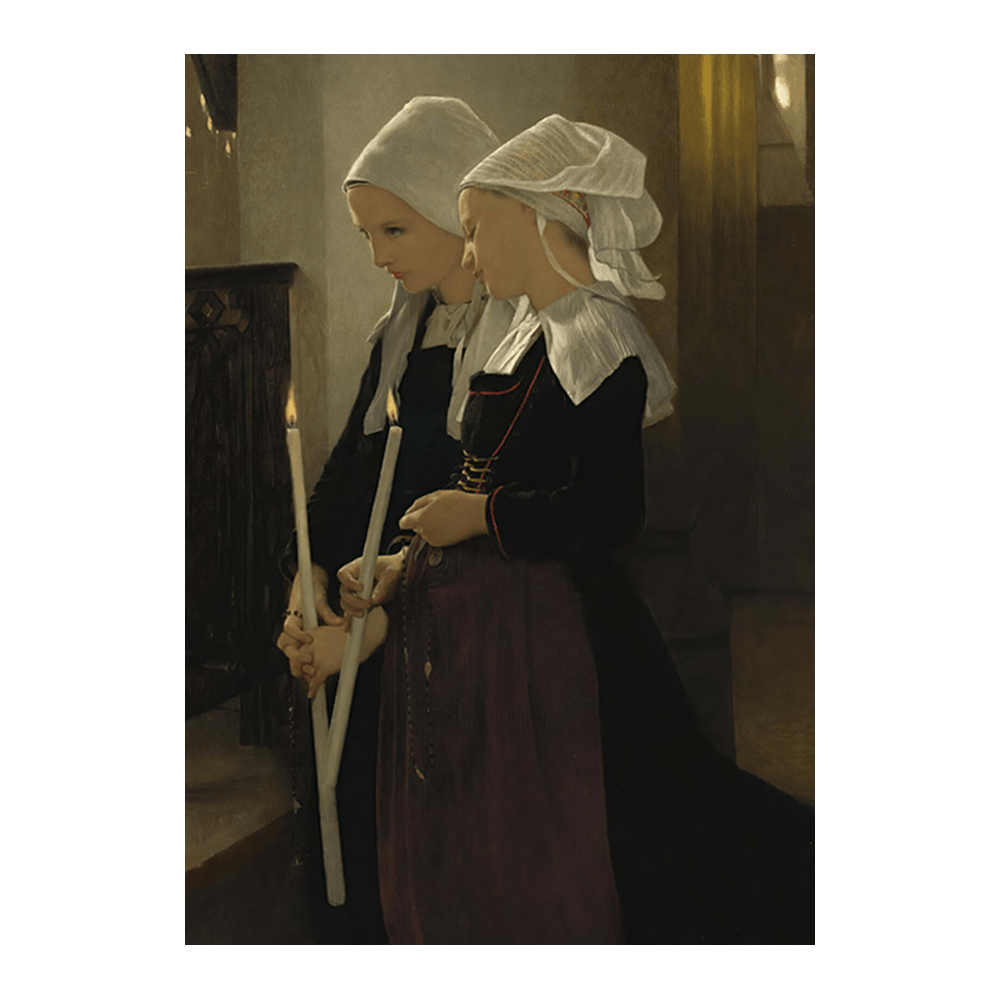 Bouguereau: "Le vœu À Sainte Anne D'auray" (1869)
