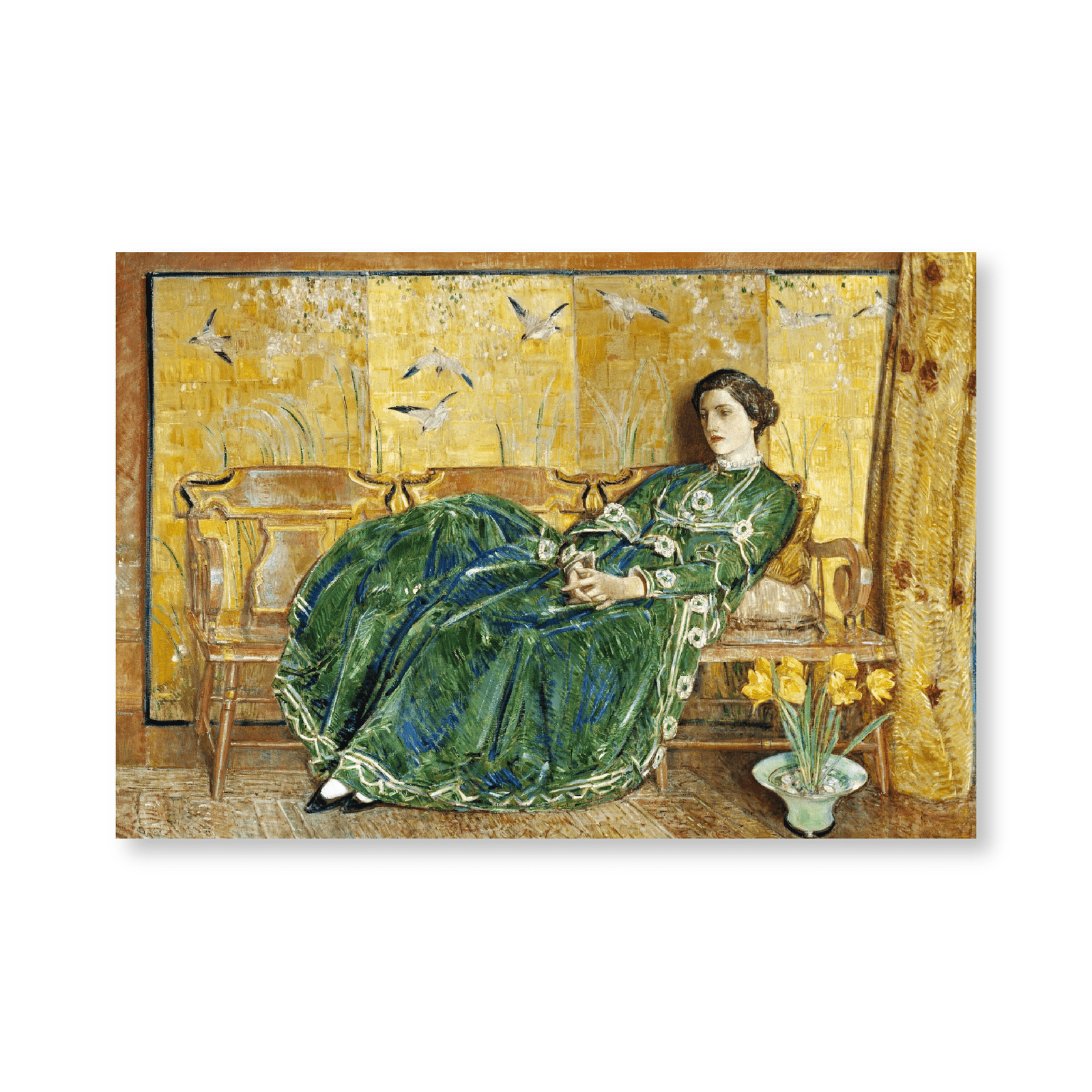 Childe Hassam - The Green Gown - Jasper & Jute