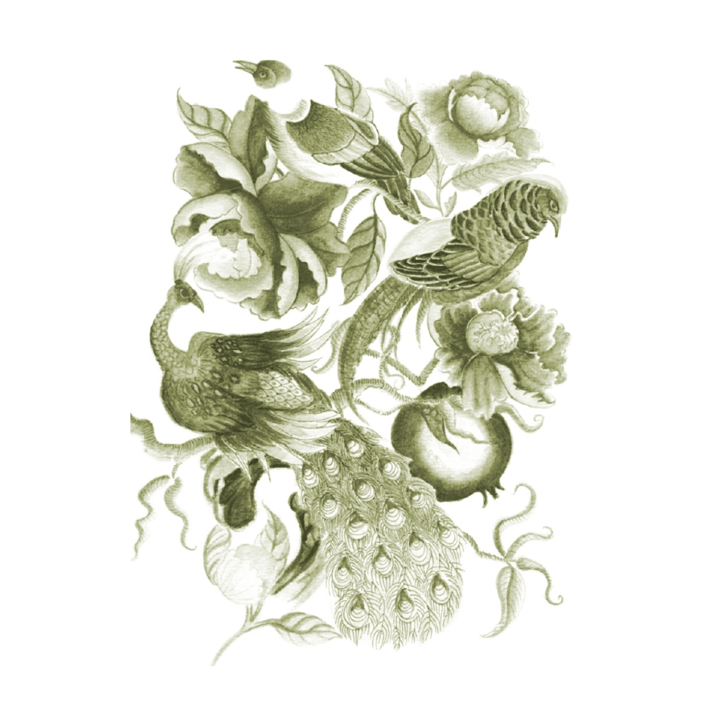 Chinoiserie II Olive