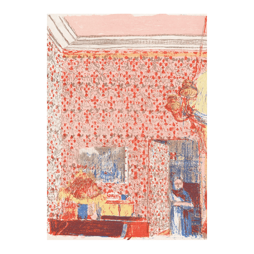 Édouard Vuillard - Interieur Aux Tentures Roses I