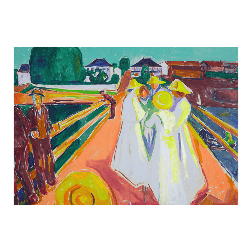 Edvard Munch: "The Women on the Bridge" (1934)