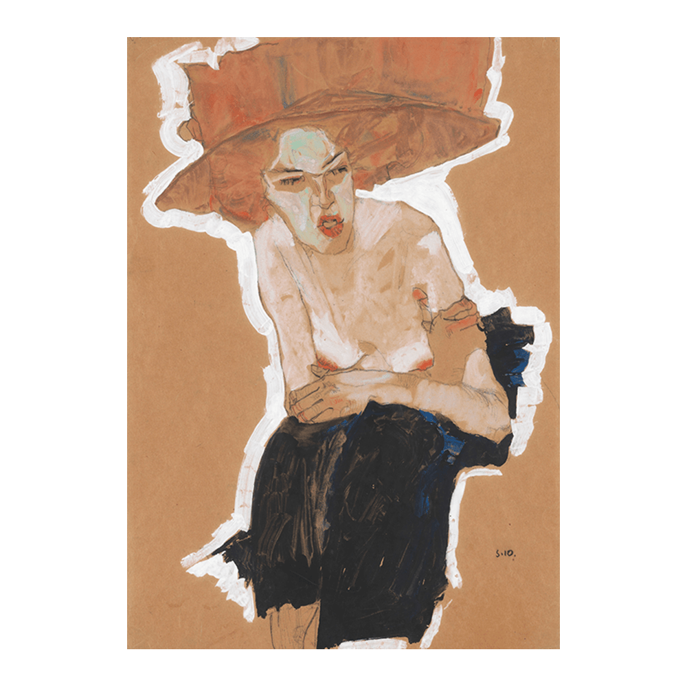 Egon Schiele: "Die Hämische" (1910)