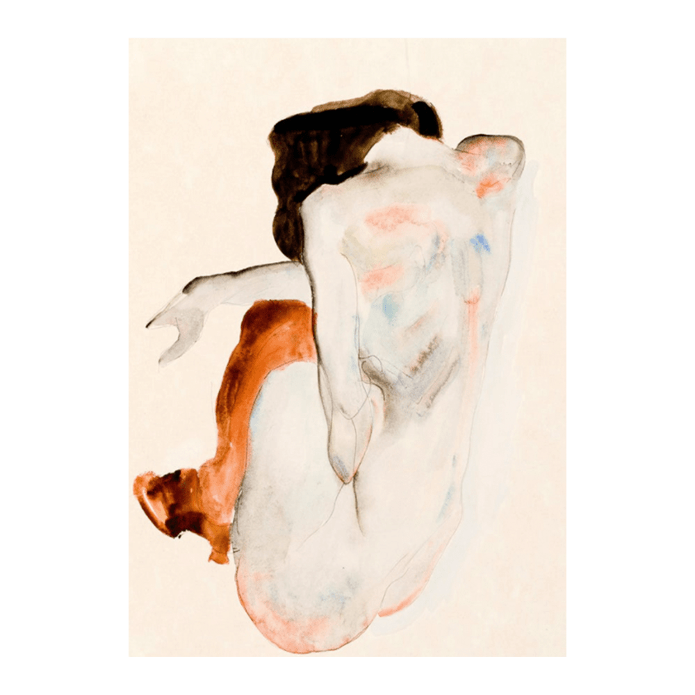 Egon Schiele: "Girl with Black Hair"