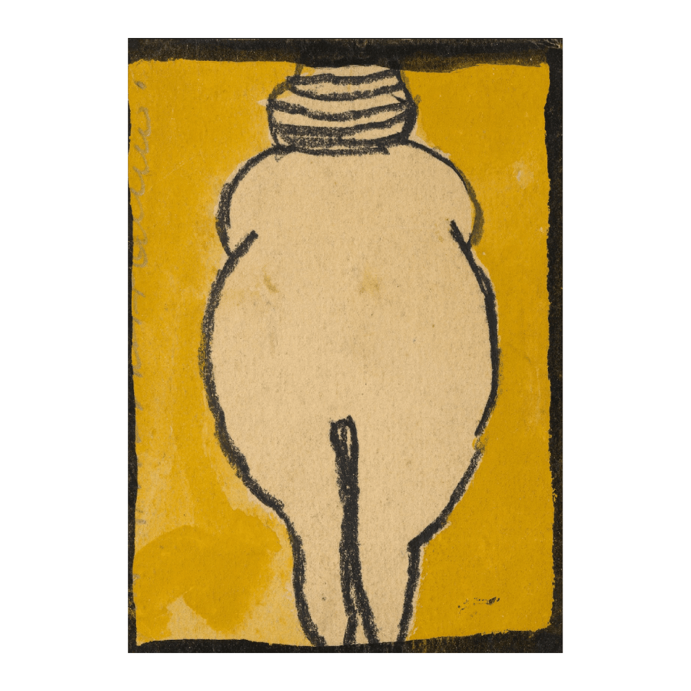 Egon Schiele - Venus von Willendorf (1918)