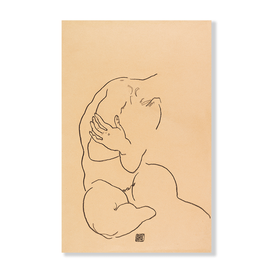 Egon Schiele: "Sitzender weiblicher Torso" (1918) - Jasper & Jute