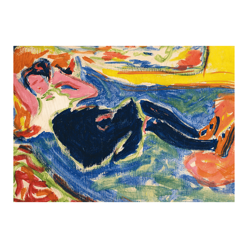 Ernst Ludwig Kirchner - The Black Grete (1909)