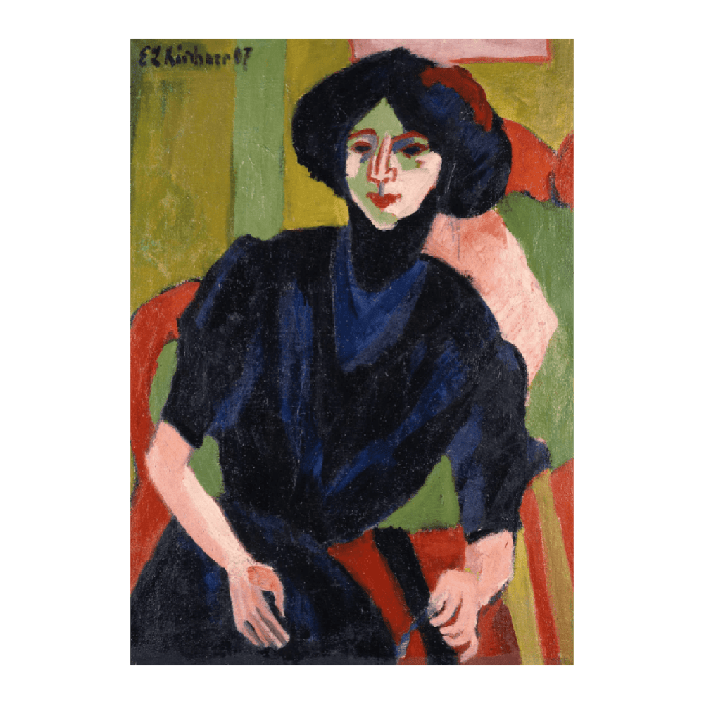 Ernst Ludwig Kirchner - Portrait of a Women (1911)