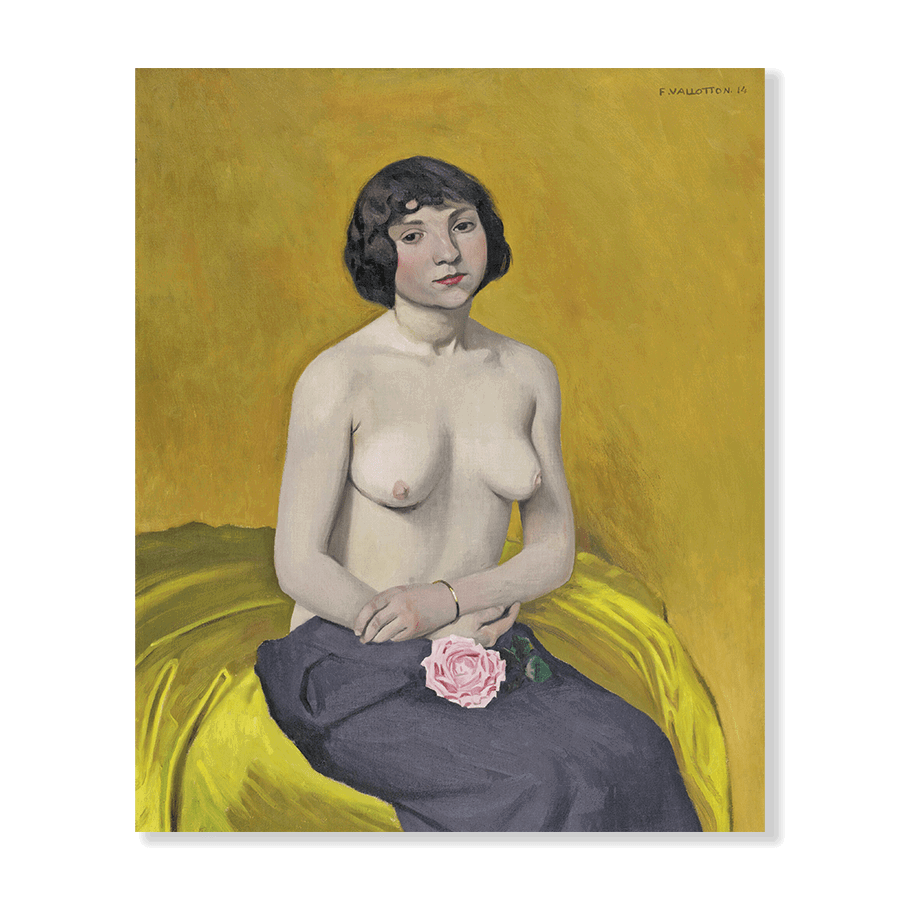 Félix Vallotton: "Woman with Rose" (1914) - Jasper & Jute