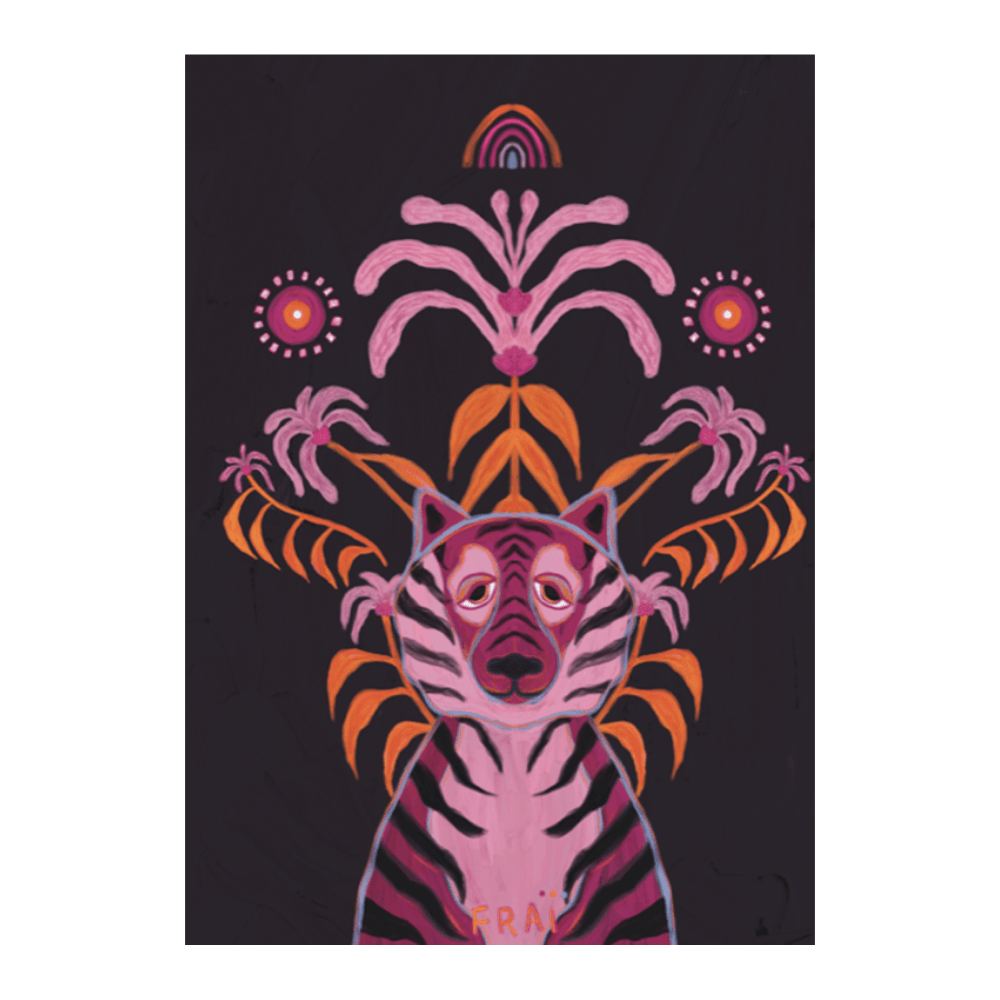 Flowerful Tiger