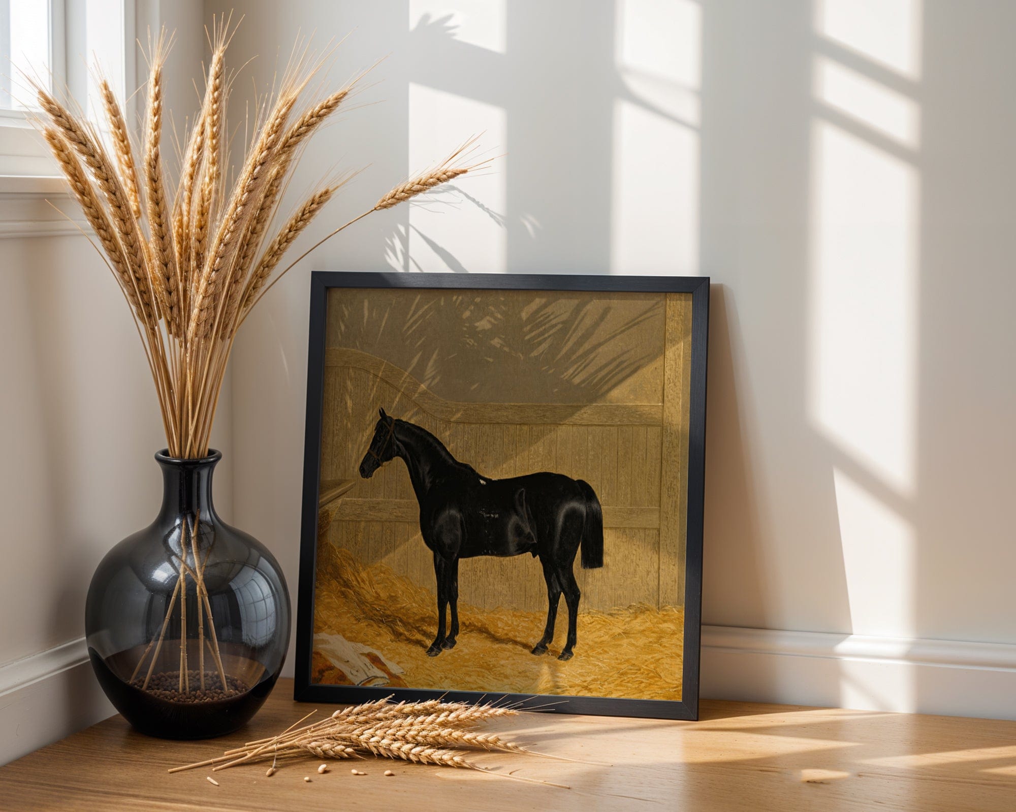 Black Horse In A Stable (1830)