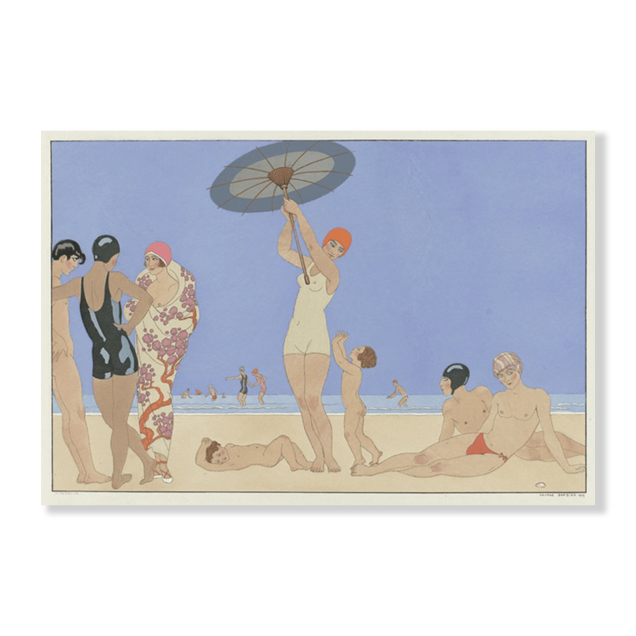 George Barbier: "Au Lido"   - Jasper & Jute