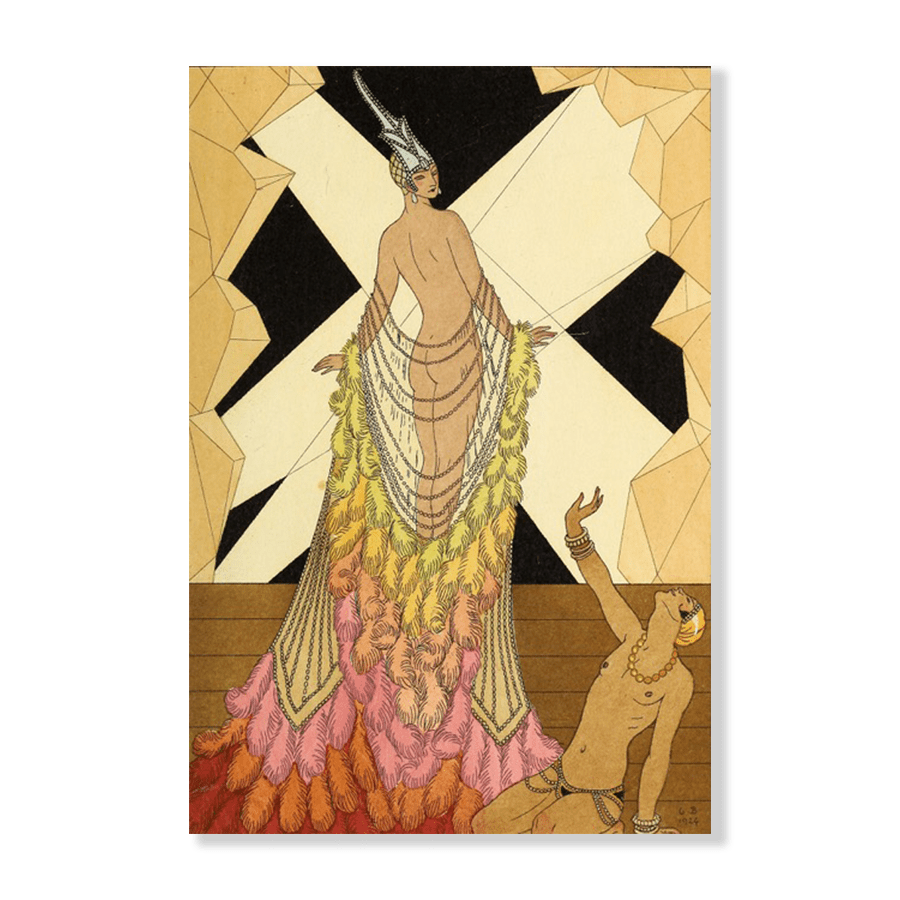 George Barbier: "Falbas et Fanfreluches, L'Orgueil"  - Jasper & Jute