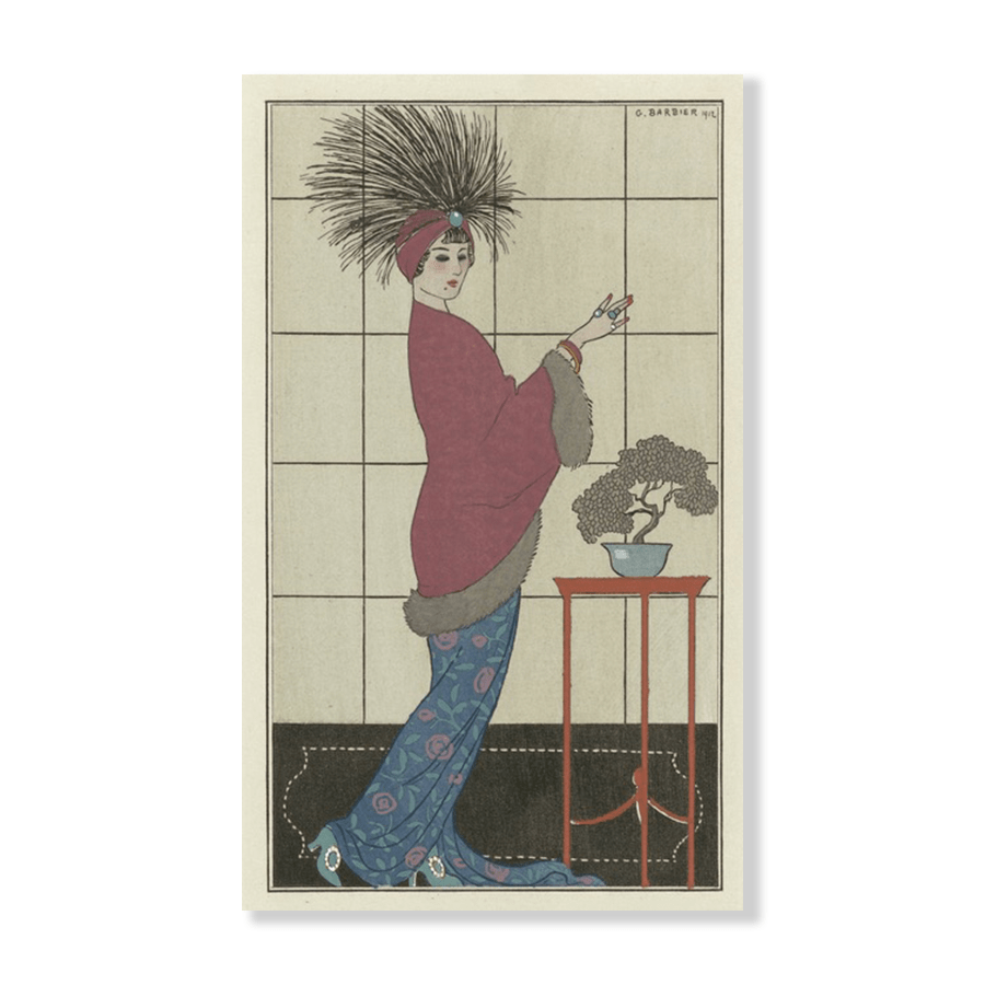 George Barbier: "Manteau de Damas Ros" - Jasper & Jute