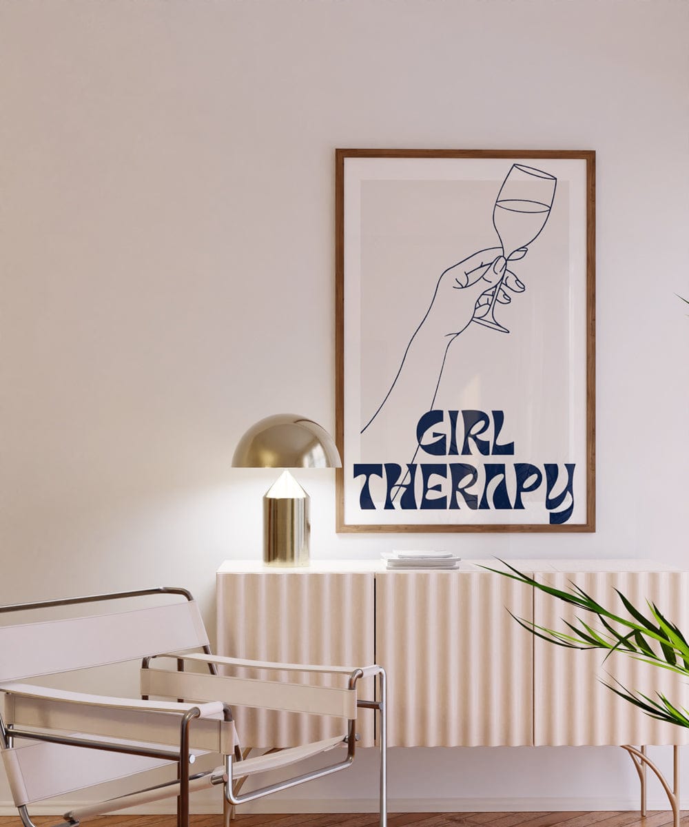 Girl Therapy Blue