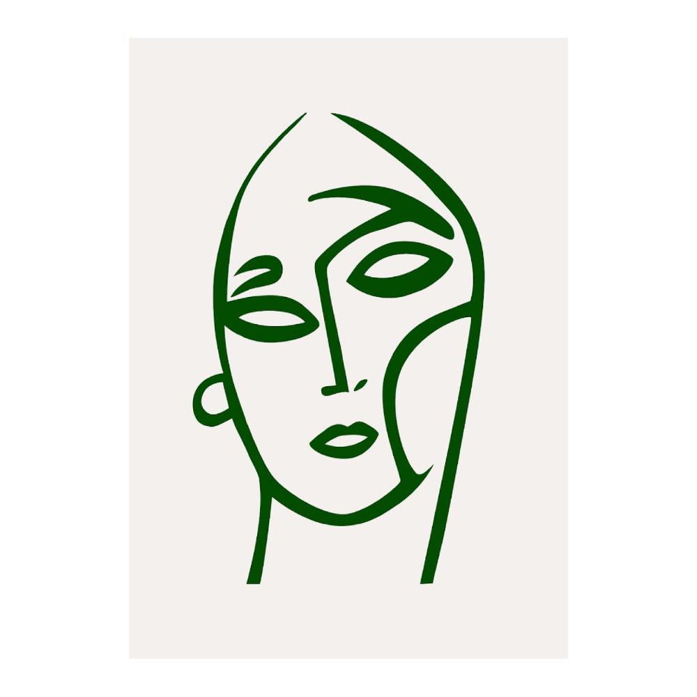 Green Face I